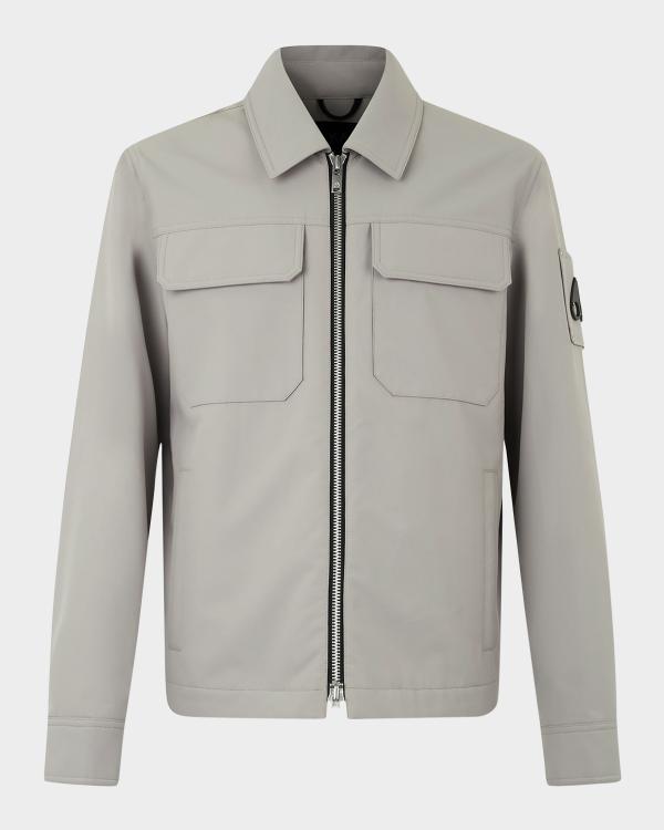 REPRESENT Men's Shearling Jacket w/ Buckle Detail | Neiman