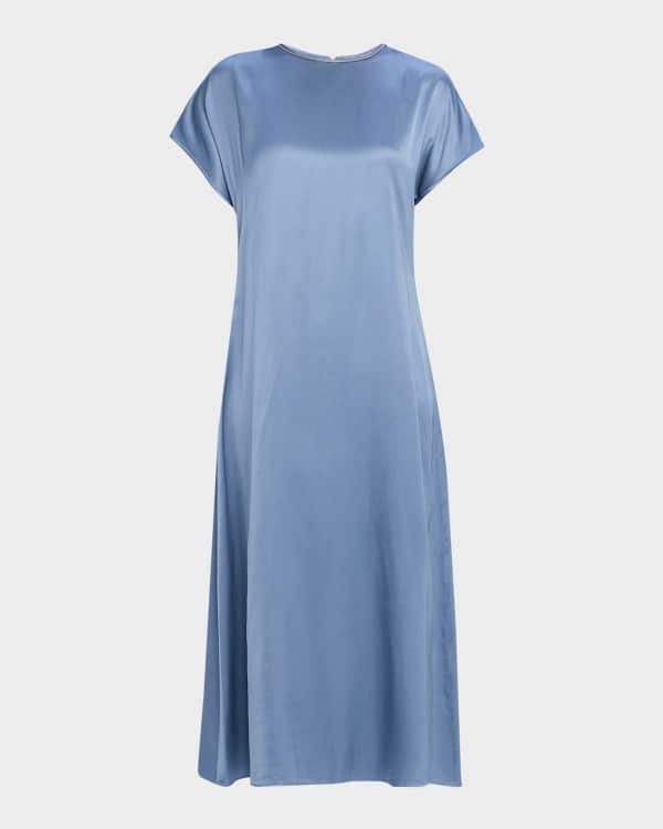 Max Mara Leisure Losanna Gathered Sleeveless Midi Dress
