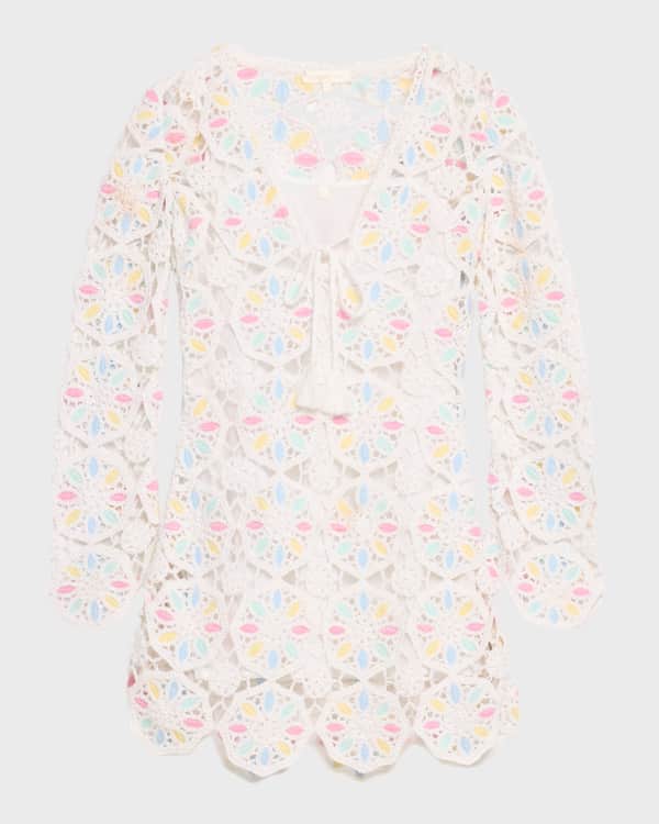 Johnny Was Jenn Floral Print Bell Sleeve Mini Dress Neiman Marcus