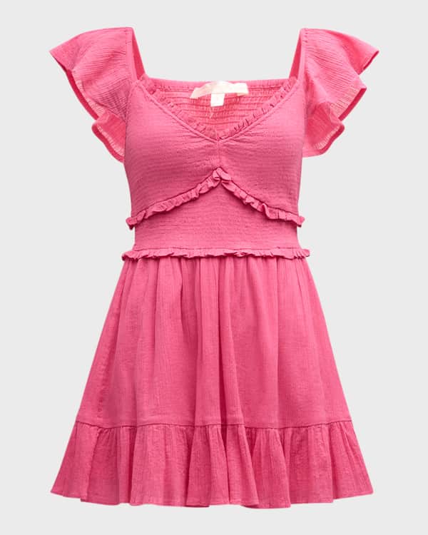 Veronica, Frill ruffle sleeve dress