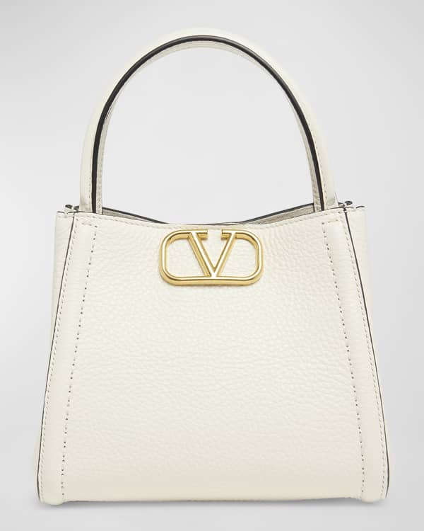 Valentino Garavani VSLING Small Snakeskin Top Handle Bag Neiman Marcus