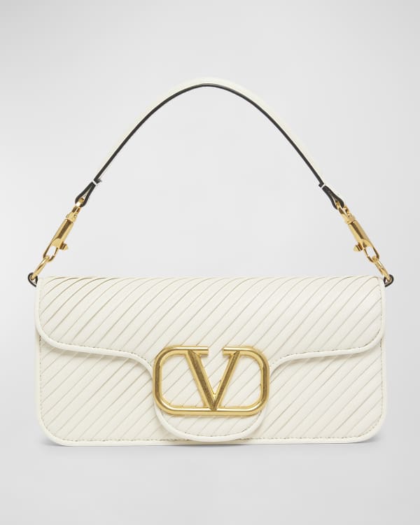 Off-White Cross 21 Binder Clip Leather Shoulder Bag | Neiman
