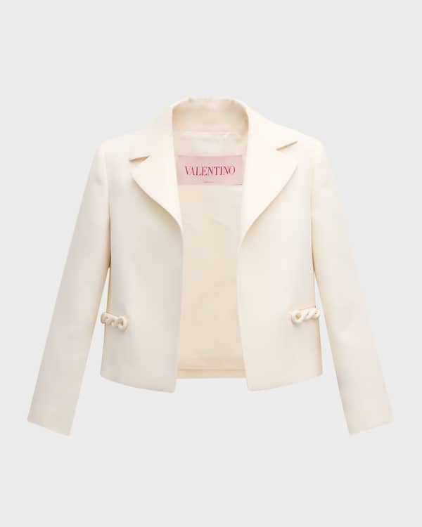 Balmain striped blazer clearance