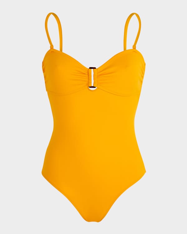 VILEBREQUIN Women Bandeau One-piece Swimsuit Solid