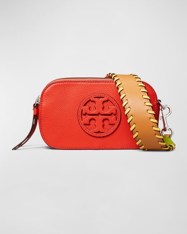 Tory burch half moon straw crossbody sales