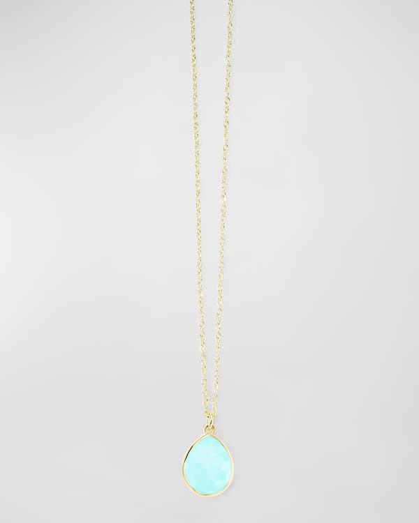 Ippolita 18K Rose Gold Glamazon Mini Wavy Circle Necklace, 40