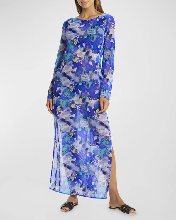 Melissa Odabash Rosa Tiered Beach Dress Neiman Marcus