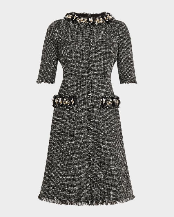 Tory Burch Skinny Strap Pleated Plaid Midi Dress Neiman Marcus