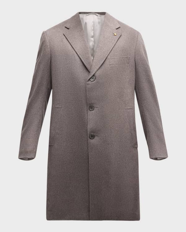 イタリア製 カシミヤ ermenegildo zegna cashmere ZEGNA Men's Trofeo Wool-Cashmere Overcoat | Neiman Marcus