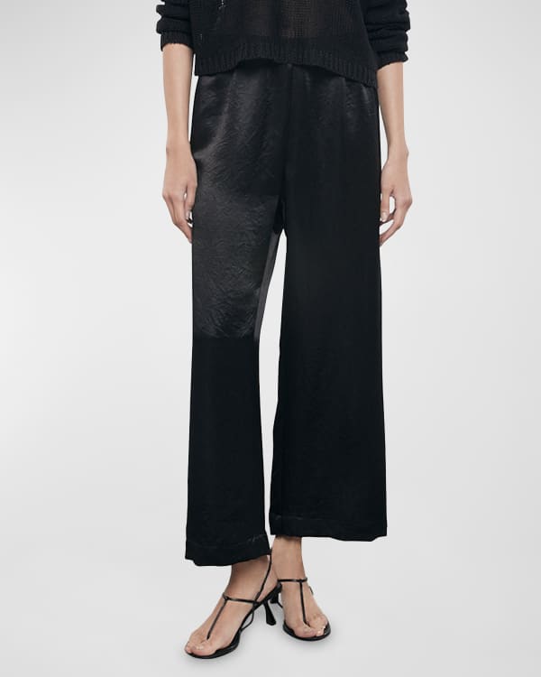 Spanx On-the-Go Wide-Leg Cotton Pants