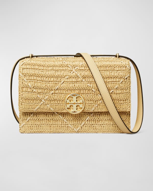 Tory burch straw clutch on sale
