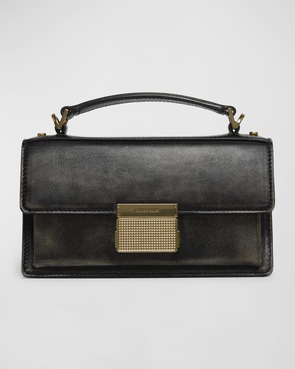 Golden Goose Pearly Star Mix-Leather Camera Crossbody Bag