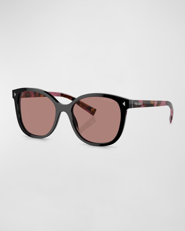 Prada Marble Acetate Butterfly Sunglasses Neiman Marcus
