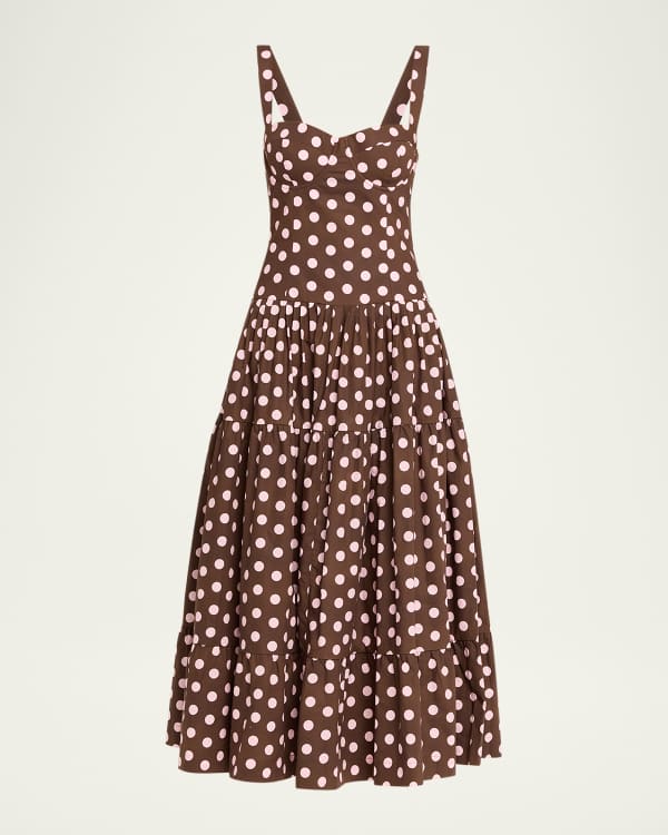 knee length dresses for ladies SEVEN WONDERS Agata Midi Dress Agata Print main image 0