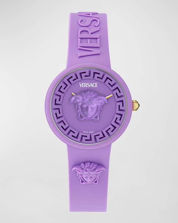 Versace 39mm Medusa Pop Watch with Silicone Strap and