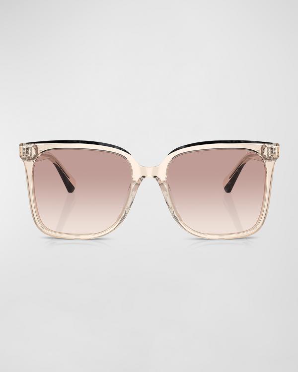 Oliver Peoples Nella Square Acetate Sunglasses | Neiman Marcus display picture 3