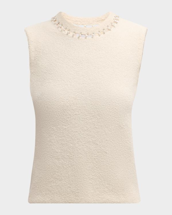 Embellished Sleeveless Knitwear