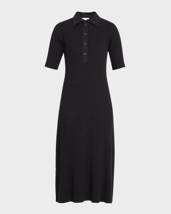 Lafayette 148 New York Pleated Organic Silk Georgette Midi Shirtdress Neiman Marcus