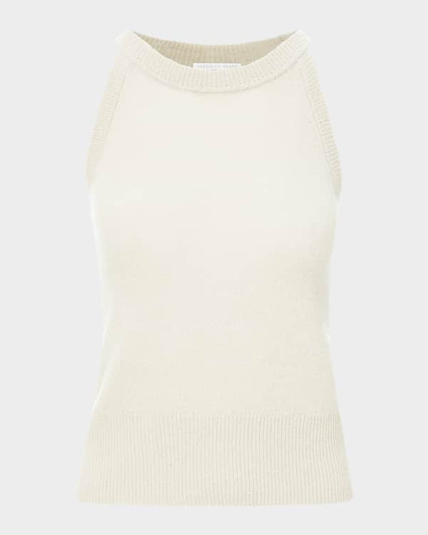 Theory Regal Merino Wool Mock-Neck Shell Top | Neiman Marcus