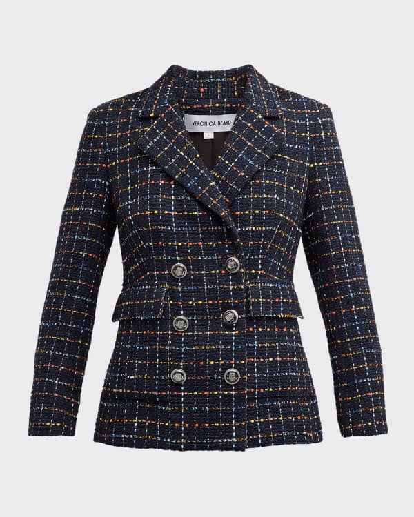 Derek Lam 10 Crosby Kyle Cropped Tweed Blazer