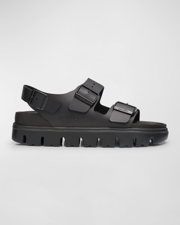 【Birkenstock】Milano Chunky Papillio 箱付き レザー サンダル Milano Chunky Leather Black | BIRKENSTOCK