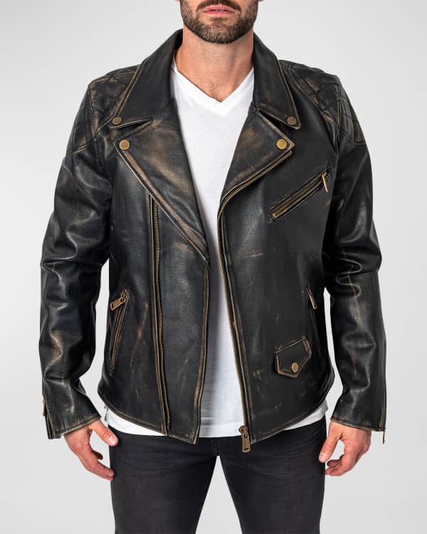 Men's Classic Leather Jacket - LRX-4