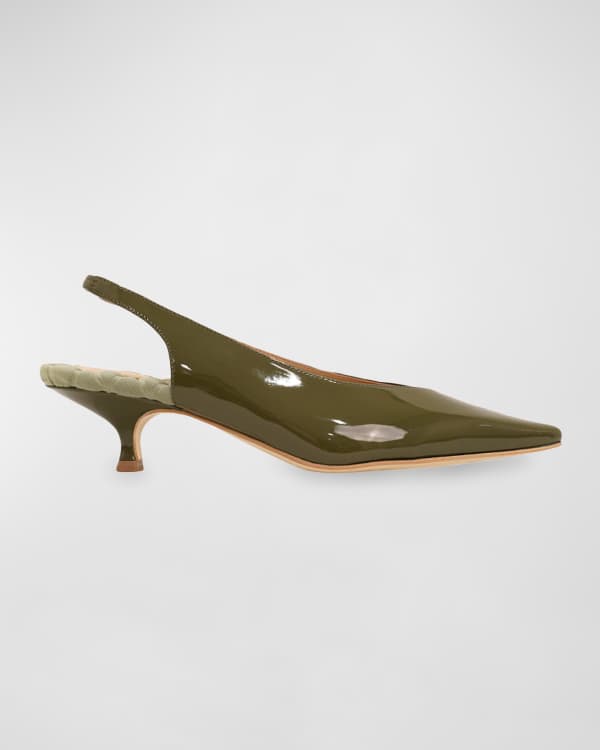 Bill Blass Billie Suede Bow Pumps Neiman Marcus