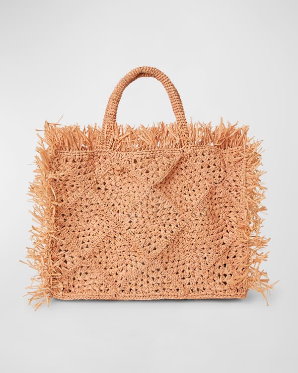 BTB Los Angeles Farmers Market Straw Tote Bag Neiman Marcus