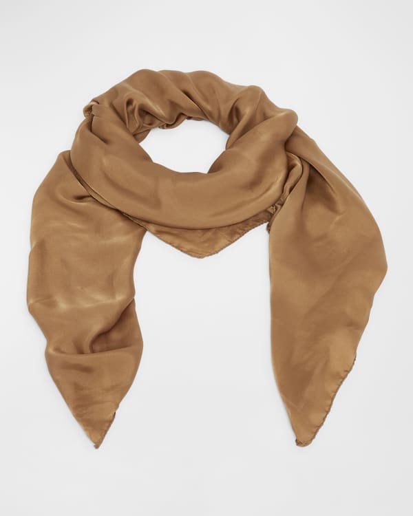 Loewe Jacquard Anagram Wool & Silk Stole | Neiman Marcus