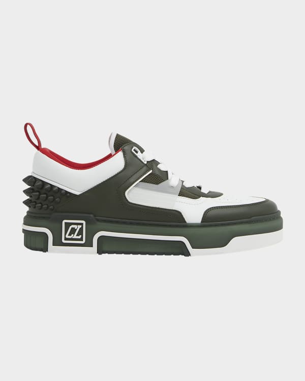 Men's Louis Junior Spikes Leather Low-Top Sneakers