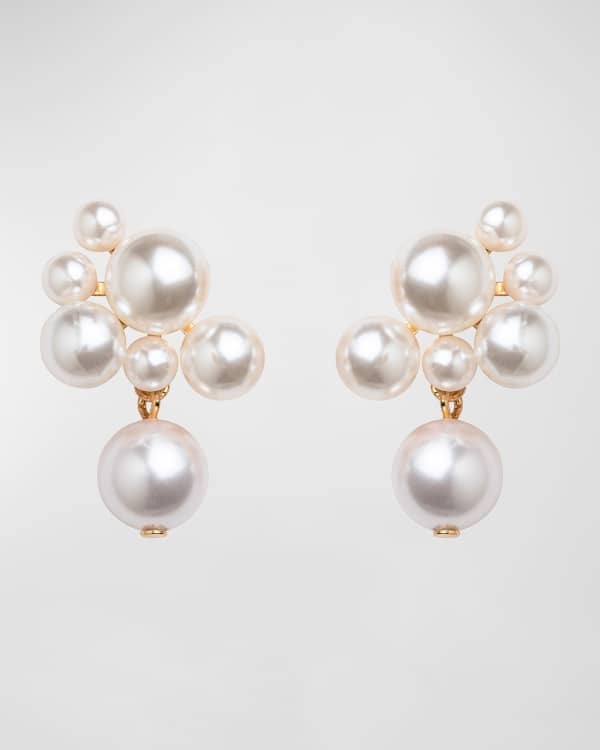 ●TATIANA● Luster Pearl Chain Earrings EC1473 1705655 MUSINSA | TATIANA Luster Pearl Chain Earrings EC1473
