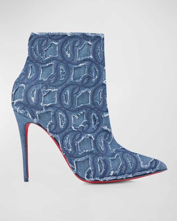 Lace louboutin booties top