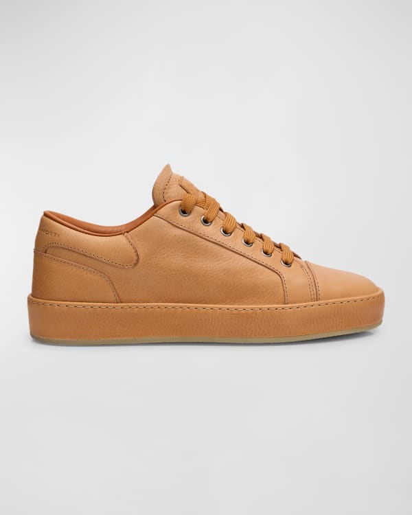 Burberry Men's Ranger Leather Hiking Sneakers | Neiman Marcus