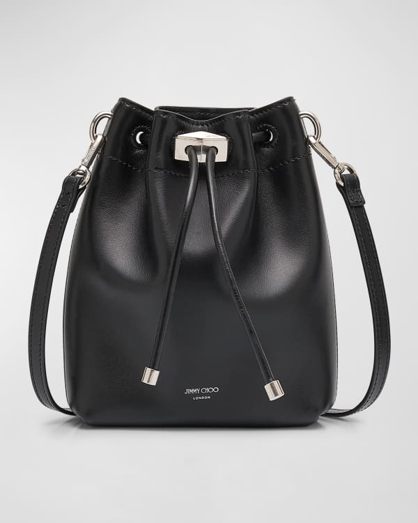 STAUD Valentina Patent Leather Bucket Bag Neiman Marcus