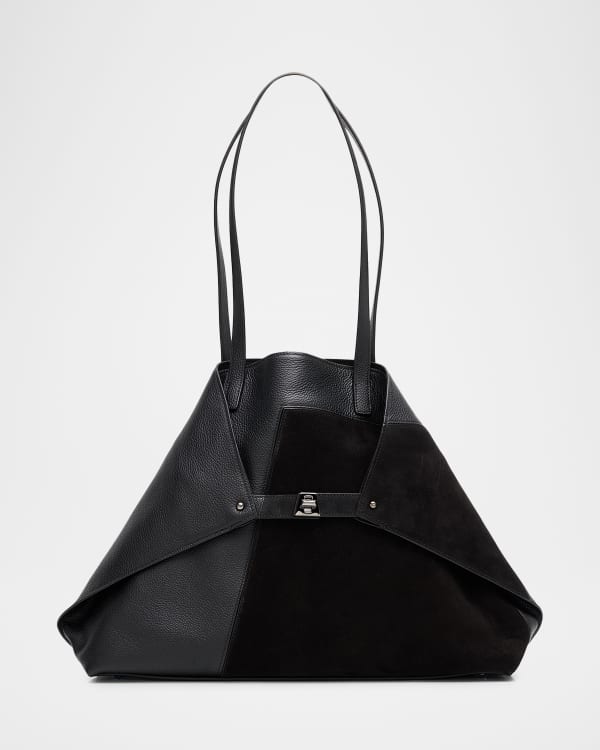 Akris Ai Small Braided Leather Shoulder Bag | Neiman Marcus