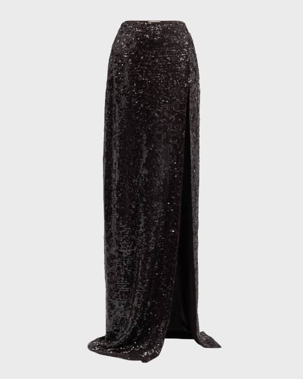 V:PM ATELIER Nerida Double-waist Sequin Maxi Skirt - Farfetch