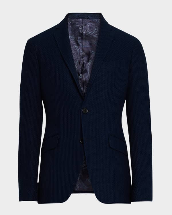 ジャケット ETRO Single-breasted denim blazer (WRNA0012AD177 S9000) Etro Single-breasted Denim Blazer | italist