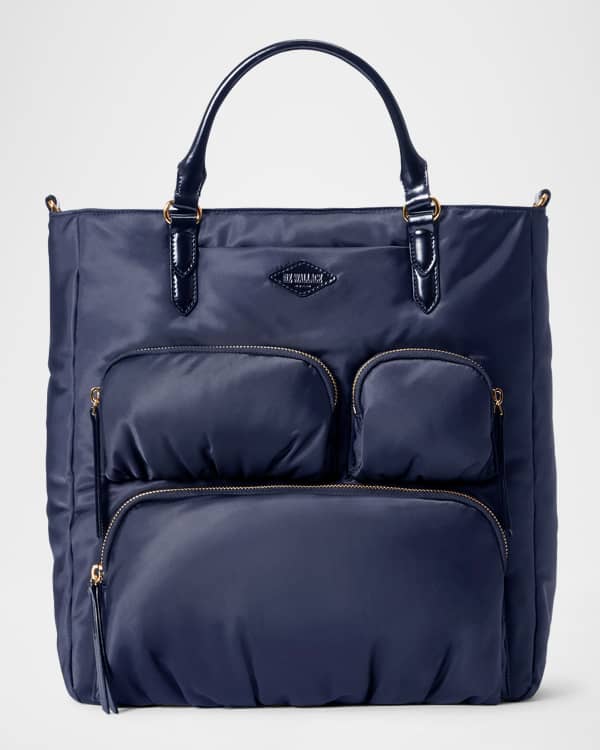 MZ WALLACE Deluxe Metro Small Checkered Tote Bag | Neiman Marcus