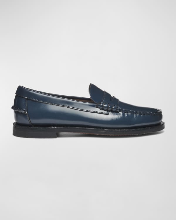 Via Spiga Baudelaire Mock Croc Leather Loafers Neiman Marcus