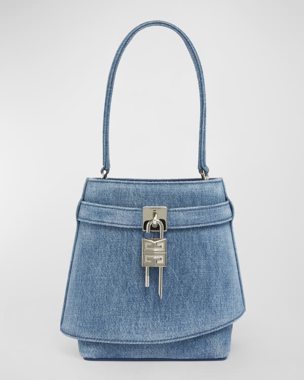 Givenchy gv medium leather bucket bag top