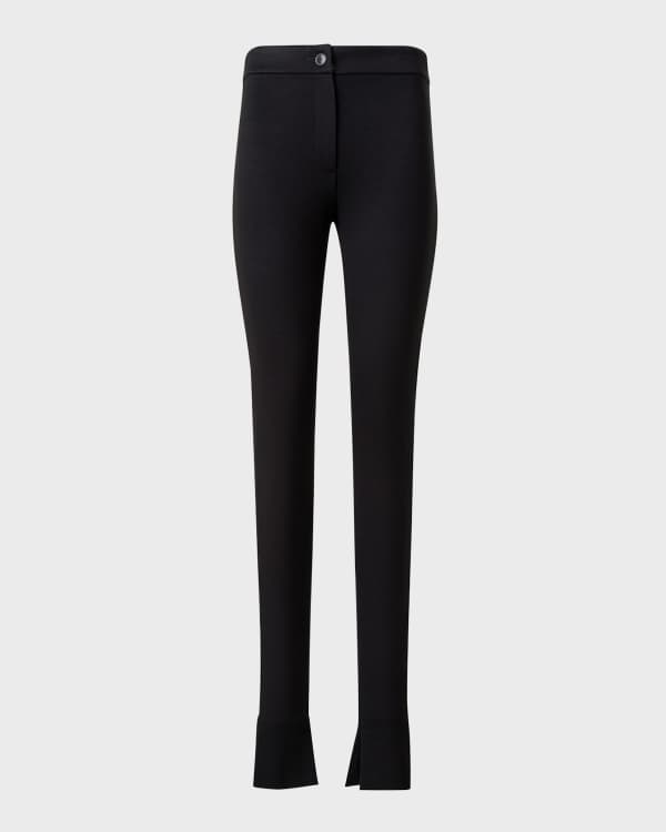 Giorgio Armani Slim-Leg Stretch Wool Trousers | Neiman Marcus