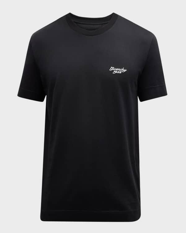 Moschino Men's T-Shirt with Shoulder Taping | Neiman Marcus