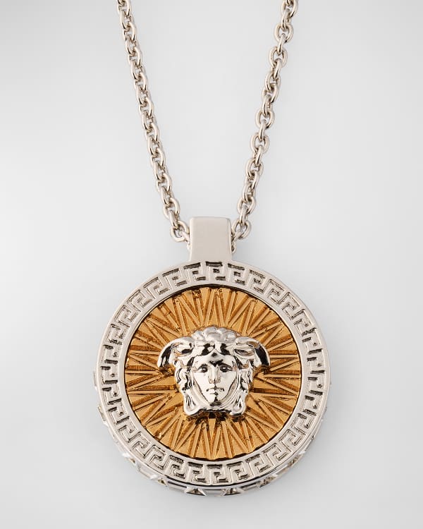Versace Men's Medusa Biggie Pendant Necklace, 20