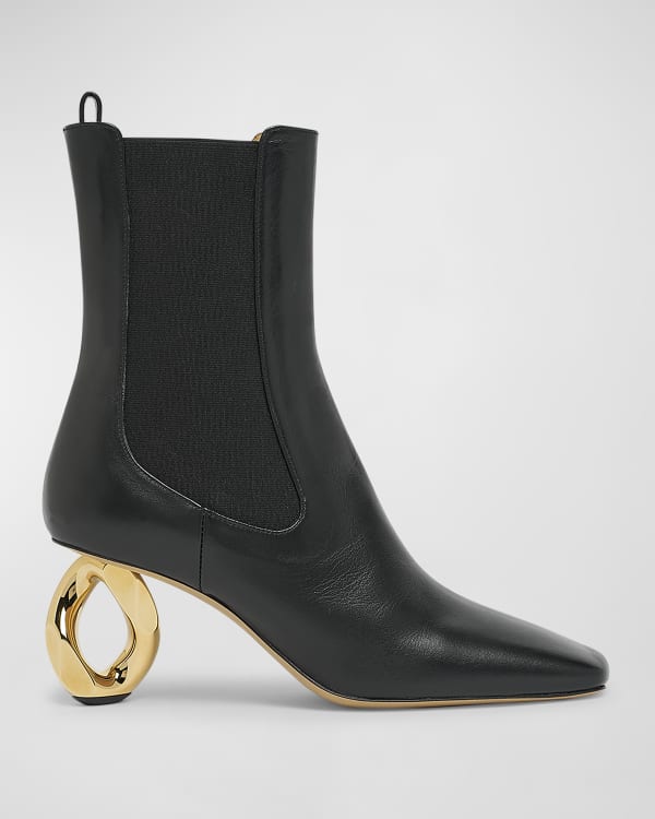 Clear black booties discount