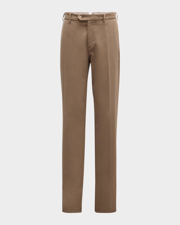 【関税＆送料込み】Brunello Cucinelli Brown Pants With Plea Men's Brunello Cucinelli Brown & Khaki Pants | Nordstrom