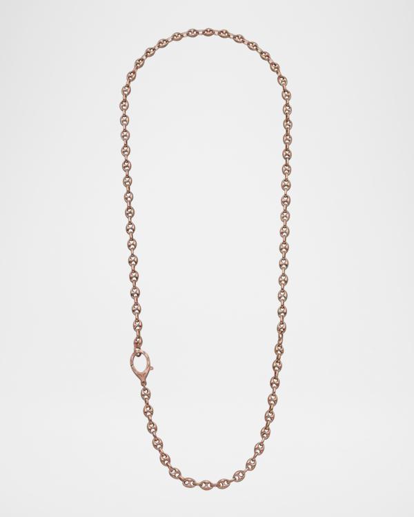 Wholesale 100 Pieces Silver Plated Link Chain Necklaces - 22 Inch, DIY Hard Link Chains, Nickel-Free, Made In USA