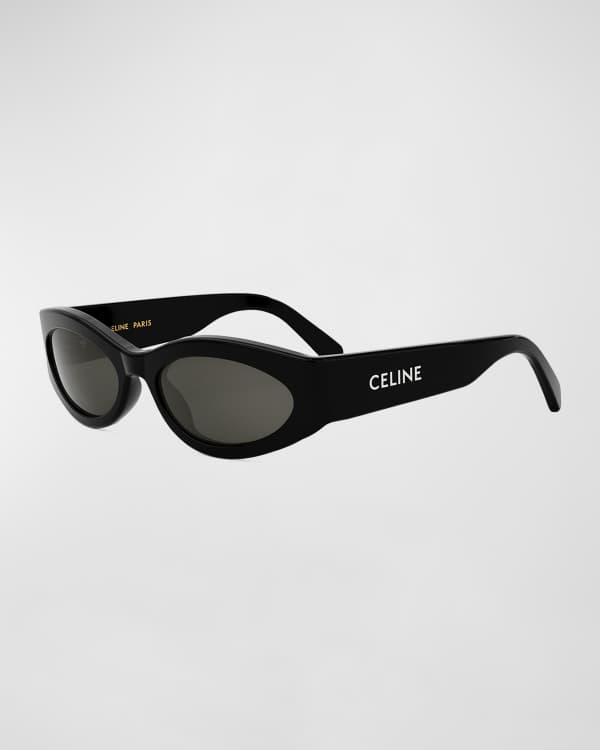 Celine Men s Bold 3 Dot Acetate Nylon Square Sunglasses Neiman Marcus