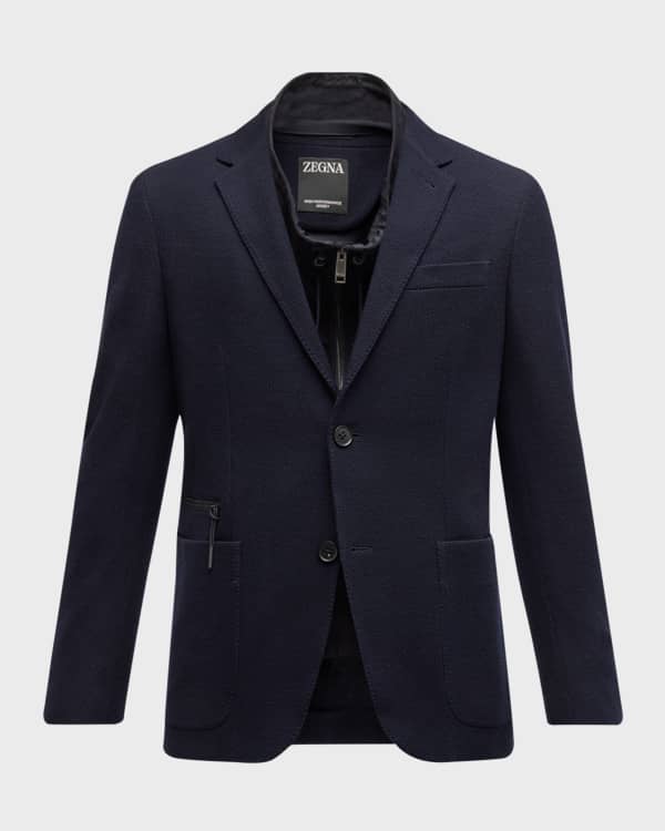 Theory Men's Clinton Precision Tweed Blazer | Neiman Marcus