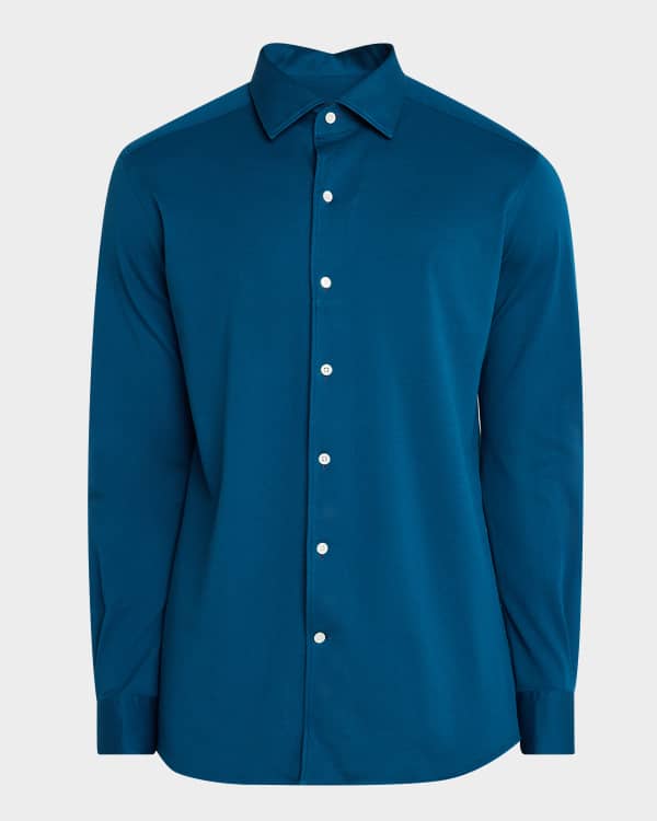 Tシャツ・カットソー ETRO FW23 ROME SHIRT (12908_58210003) Etro Men's Roma Paisley Sport Shirt | Neiman Marcus