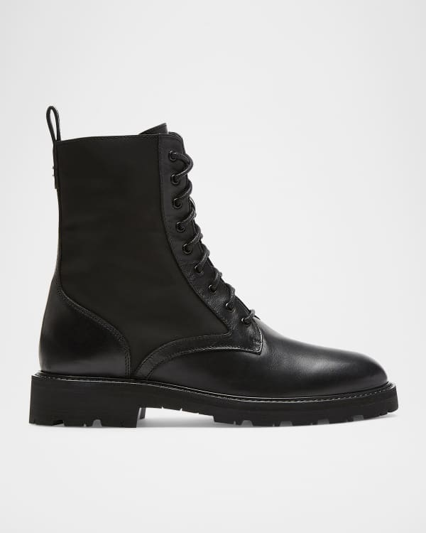 Kinley combat boot via spiga top
